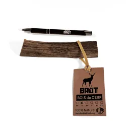 Bois de cerf fendu pour chien - 100% naturel